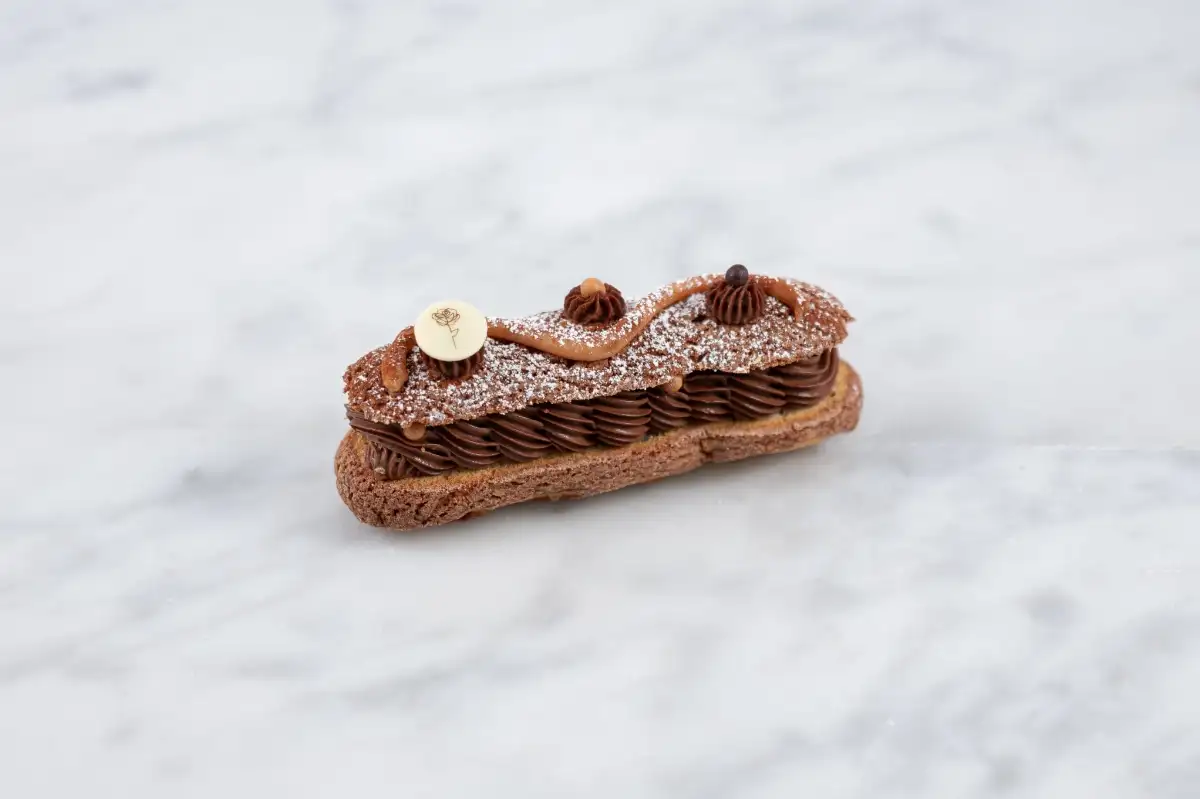 Eclair chocolat caramel beurre salé individuel