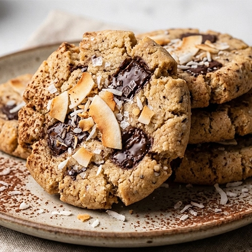 Paquet de 5 cookies Coco Chocolat lait