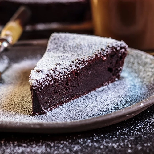Part de moelleux au chocolat