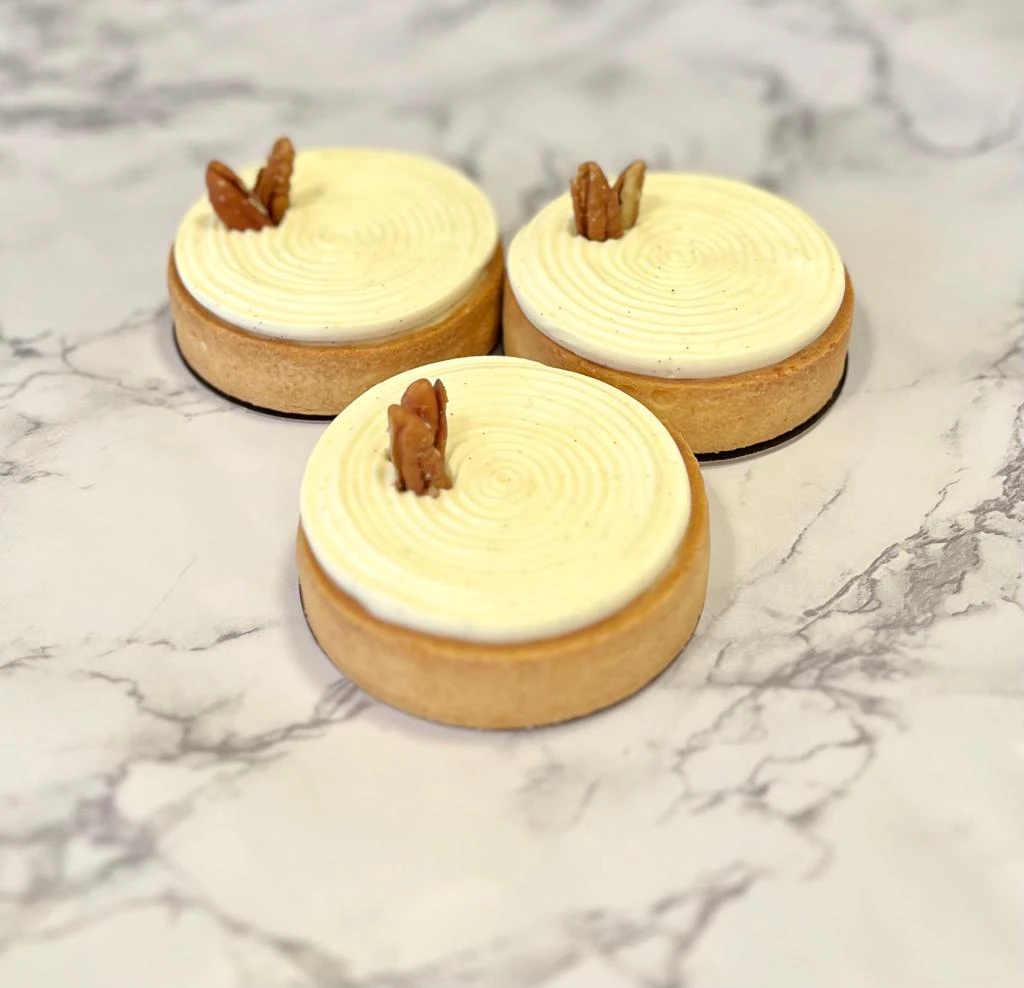 Tarte vanille pécan