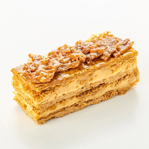 Mille-feuille Vanille Caramel beurre salé