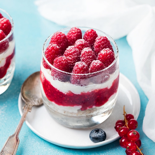 Tiramisu fruit-rouge