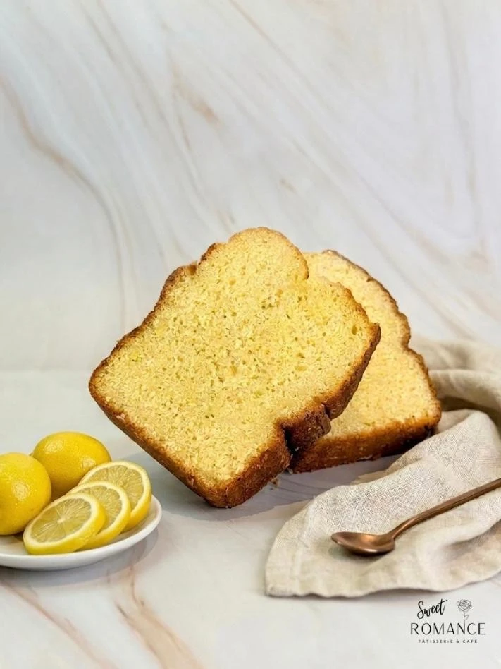 Part de cake citron