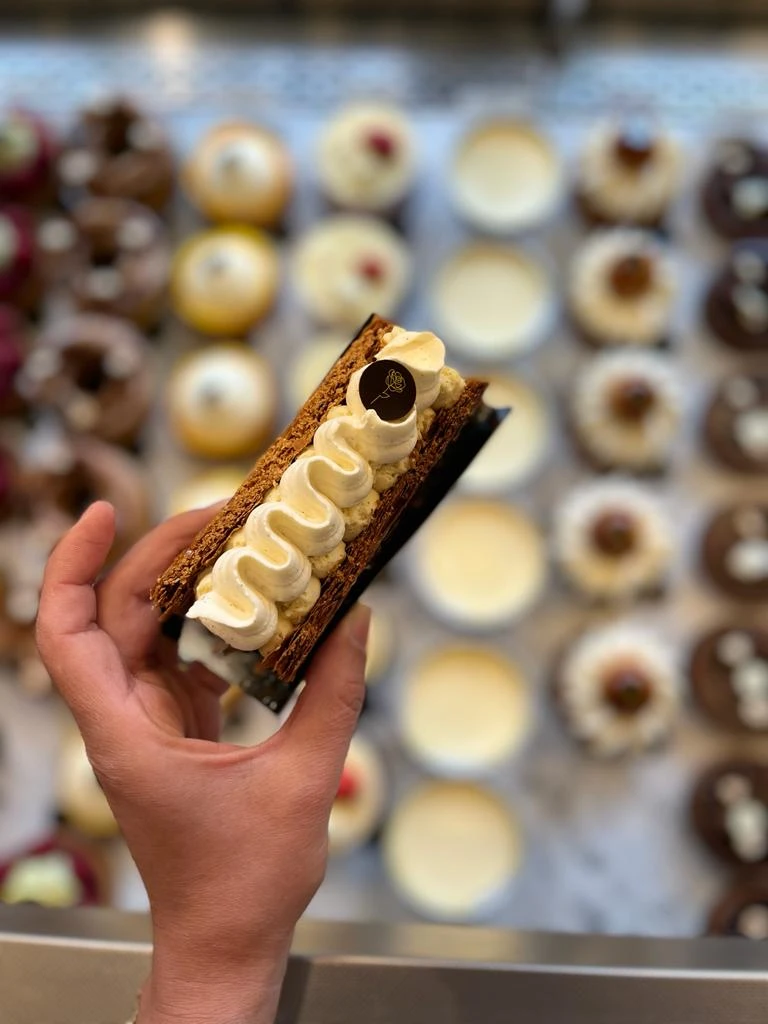 Mille-feuille Vanille Caramel beurre salé